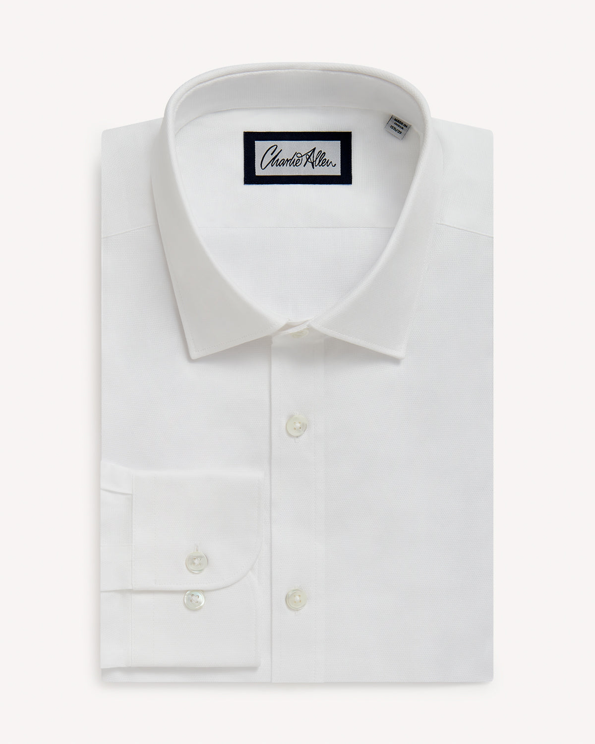 Textured Cotton Shirt - White