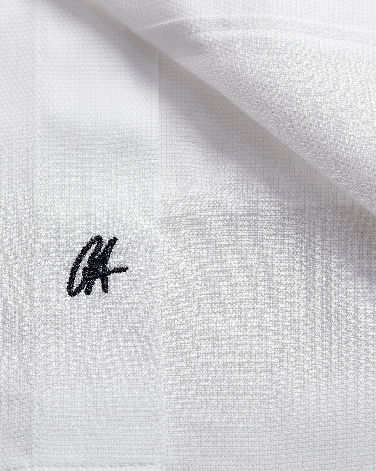 Textured Cotton Shirt - White