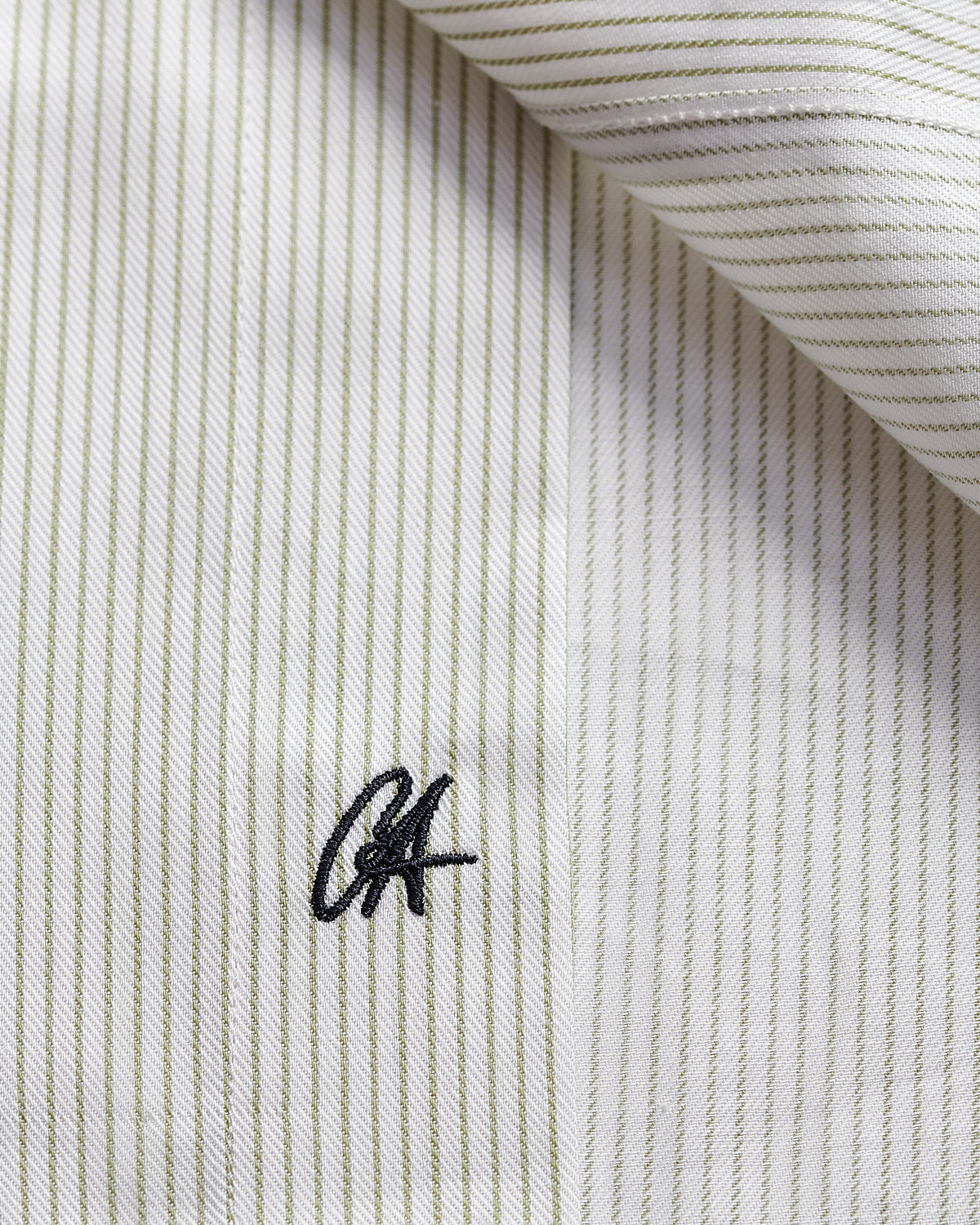 Classic Stripe Shirt - Green/White