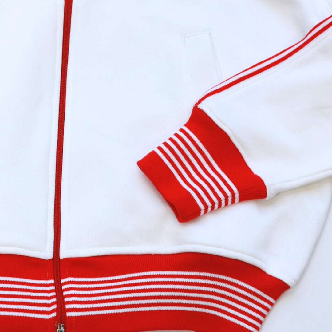 White and Red Anthem Jacket