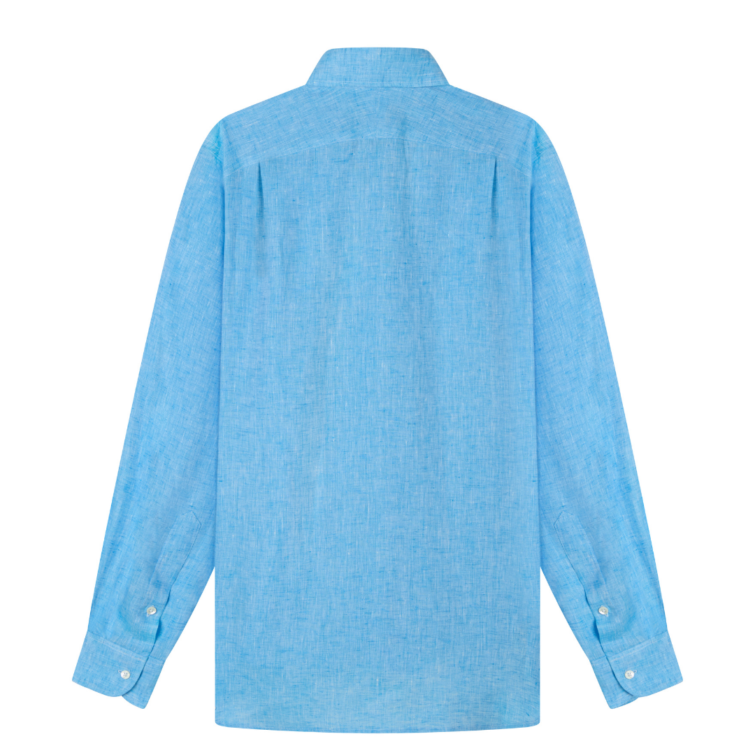 Aqua Linen Shirt