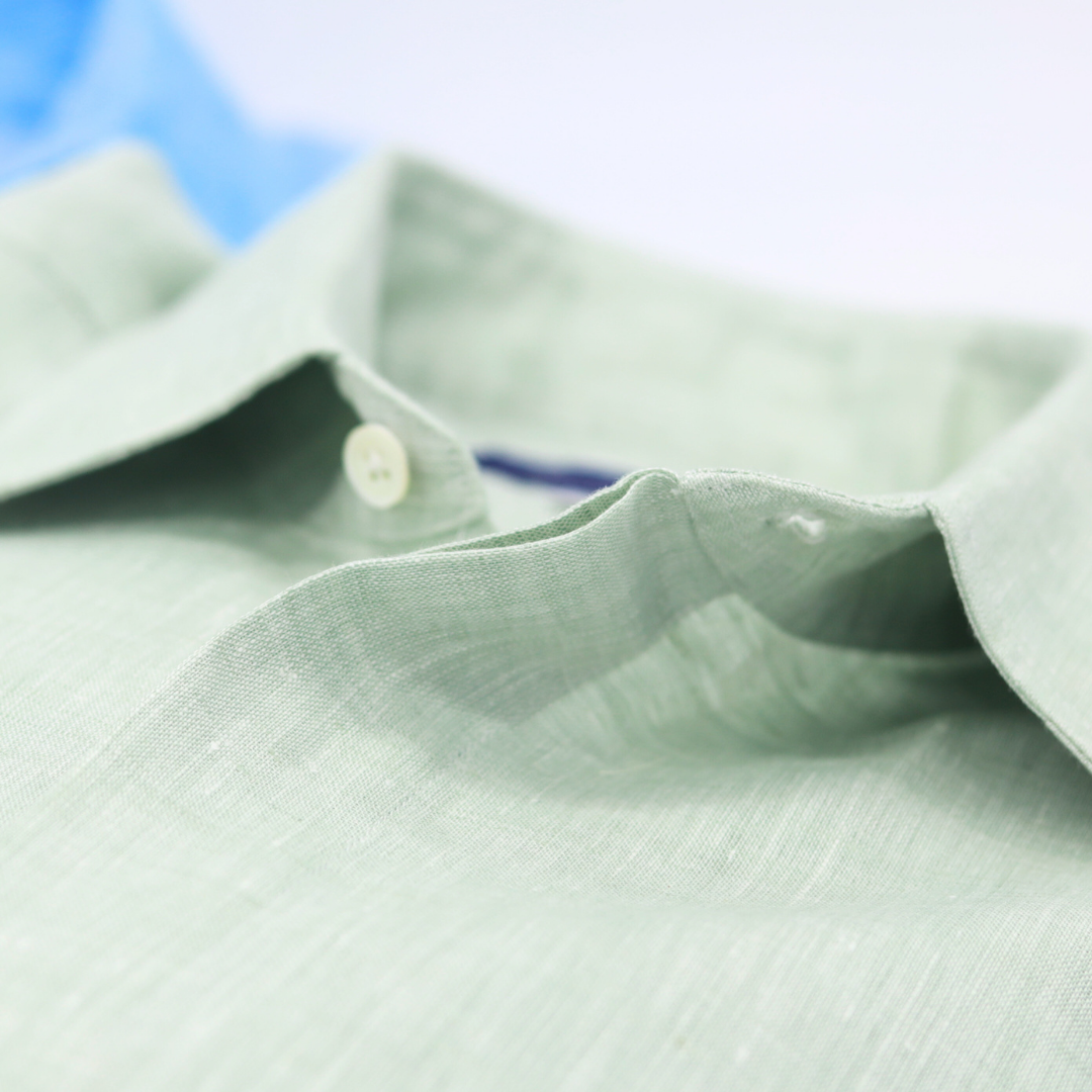 Sage Green  Linen Shirt