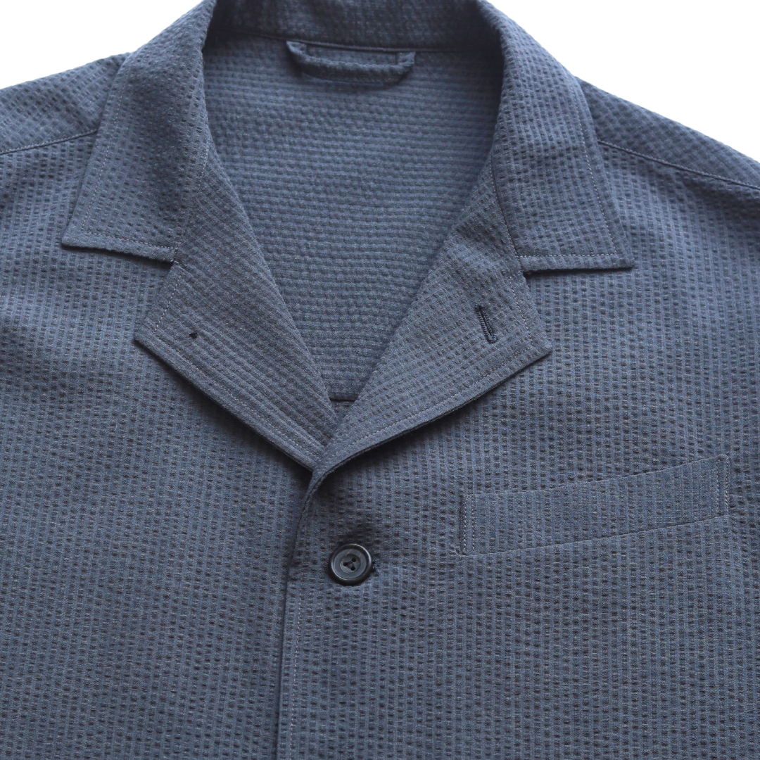 GREY SEERSUCKER  GEMMELL CHORE JACKET