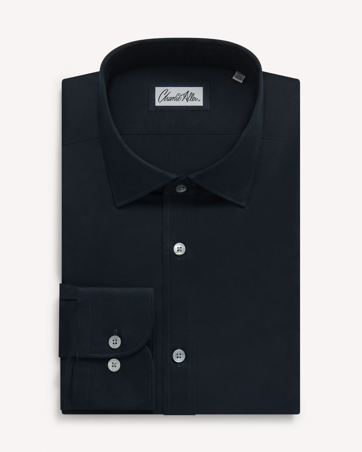 Deep Navy Cotton Shirt