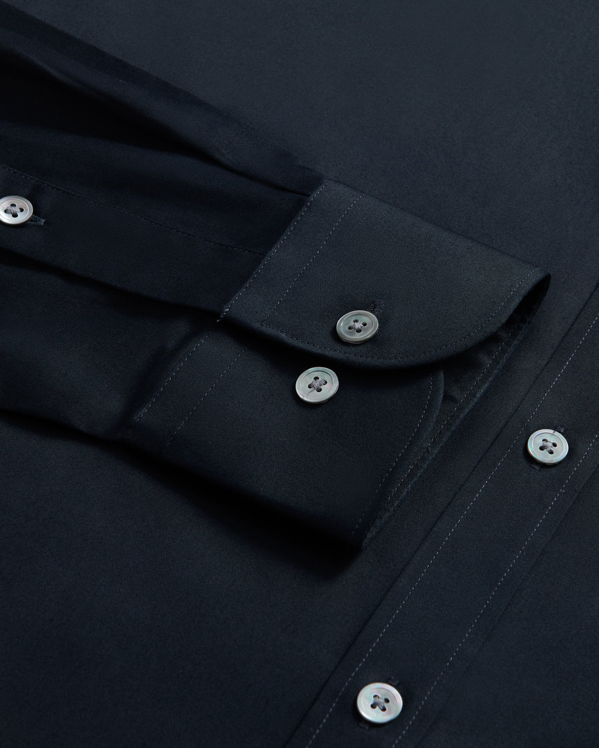 Deep Navy Cotton Shirt