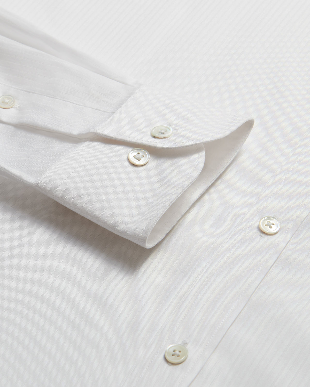 Fine Twill Cotton Stripe Shirt