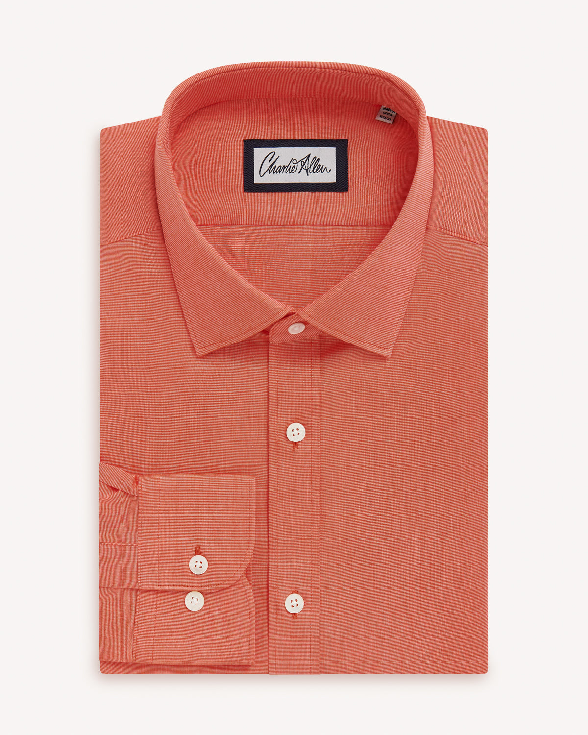 Orange Cotton Shirt