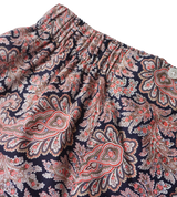 Navy/Red Paisley Cotton Boxers